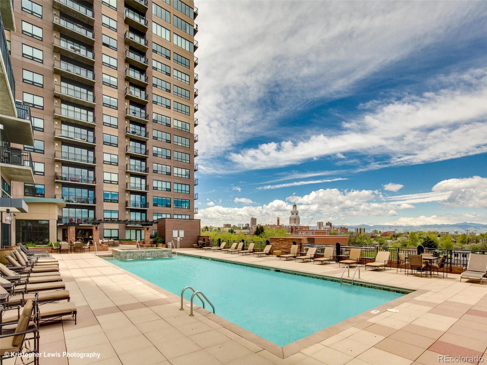 2990 East 17th Avenue, Unit 803 Denver, CO 80206 - Photo 20 of 29 a view of a city with tall buildings