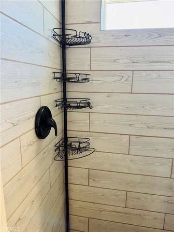a close view of shower