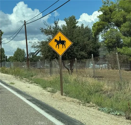 a view of a street sign
