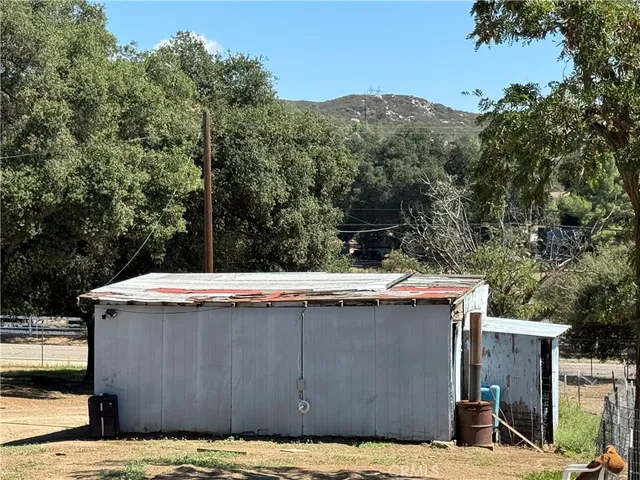 a view of a house with a outdoor space