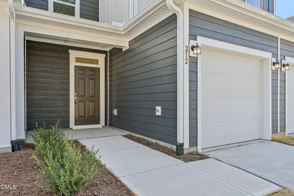 a view of front door and porch