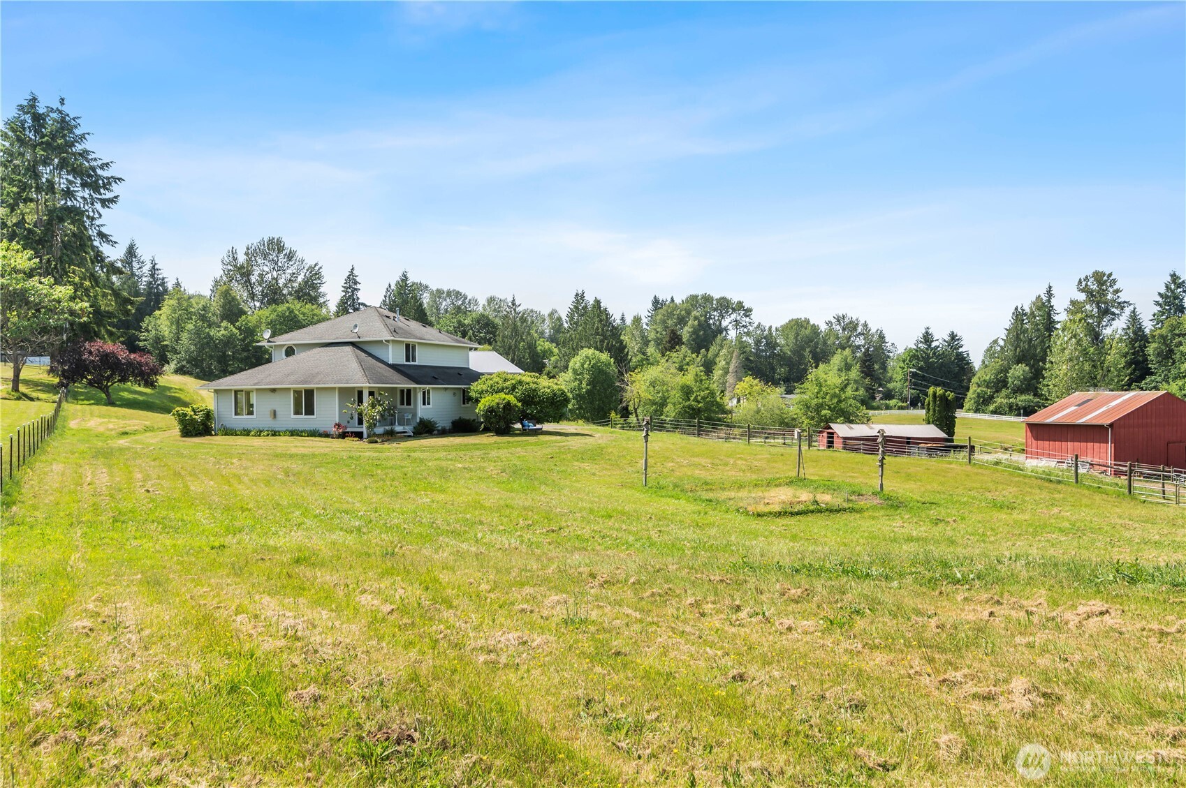 18927 Fales Road Snohomish, WA 98296 - Photo 12 of 18 a view of a swimming pool with a yard