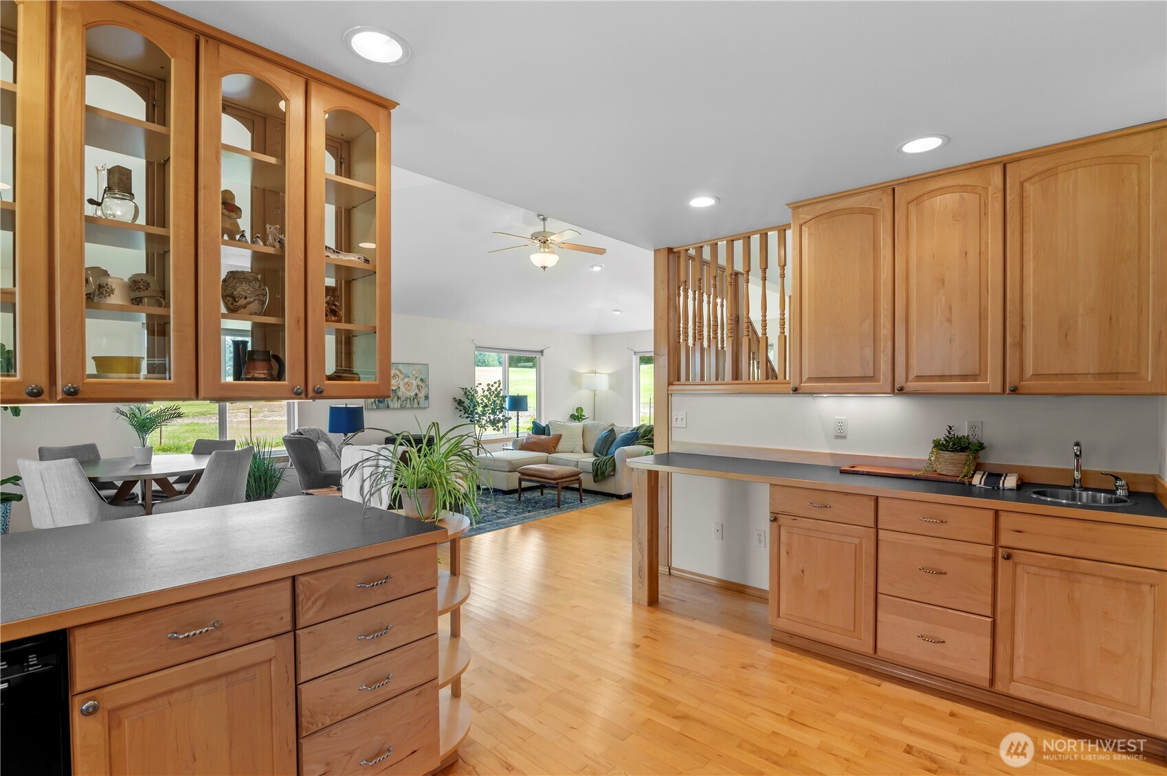 18927 Fales Road Snohomish, WA 98296 - Photo 4 of 18 a kitchen with a sink and cabinets