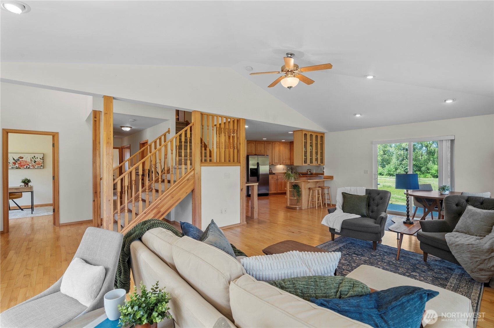 18927 Fales Road Snohomish, WA 98296 - Photo 6 of 18 a living room with furniture and a wooden floor
