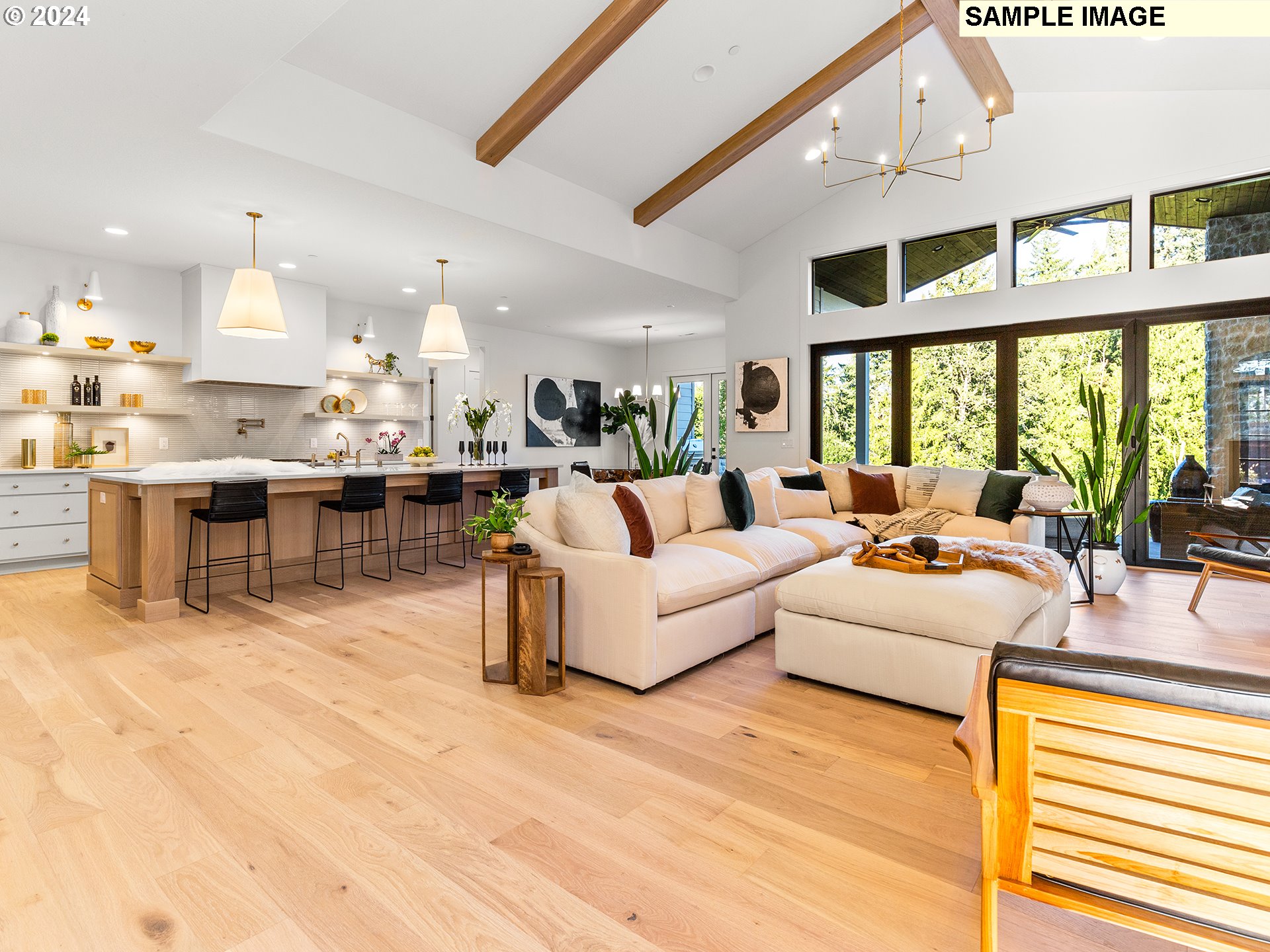 17207 Northwest 7th Avenue Ridgefield, WA 98642 - Photo 7 of 16 a living room with furniture and a large window