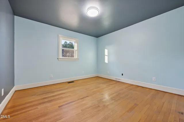 wooden floor in an empty room