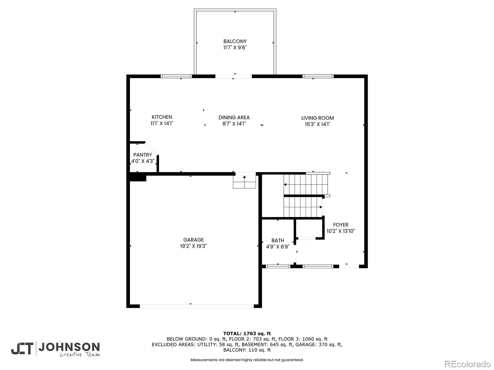 4811 River Highlands Loop Elizabeth, CO 80107 - Photo 34 of 37 a picture of a room with a white wall and door