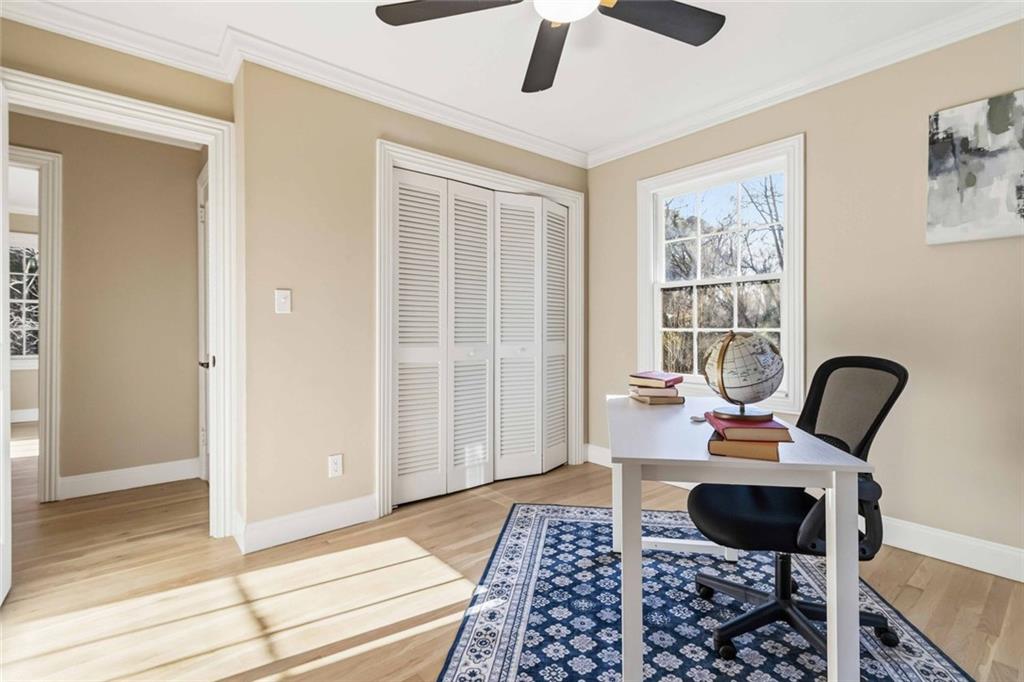 2927 Ponderosa Circle Decatur, GA 30033 - Photo 13 of 27 a view of a workspace with furniture and a window