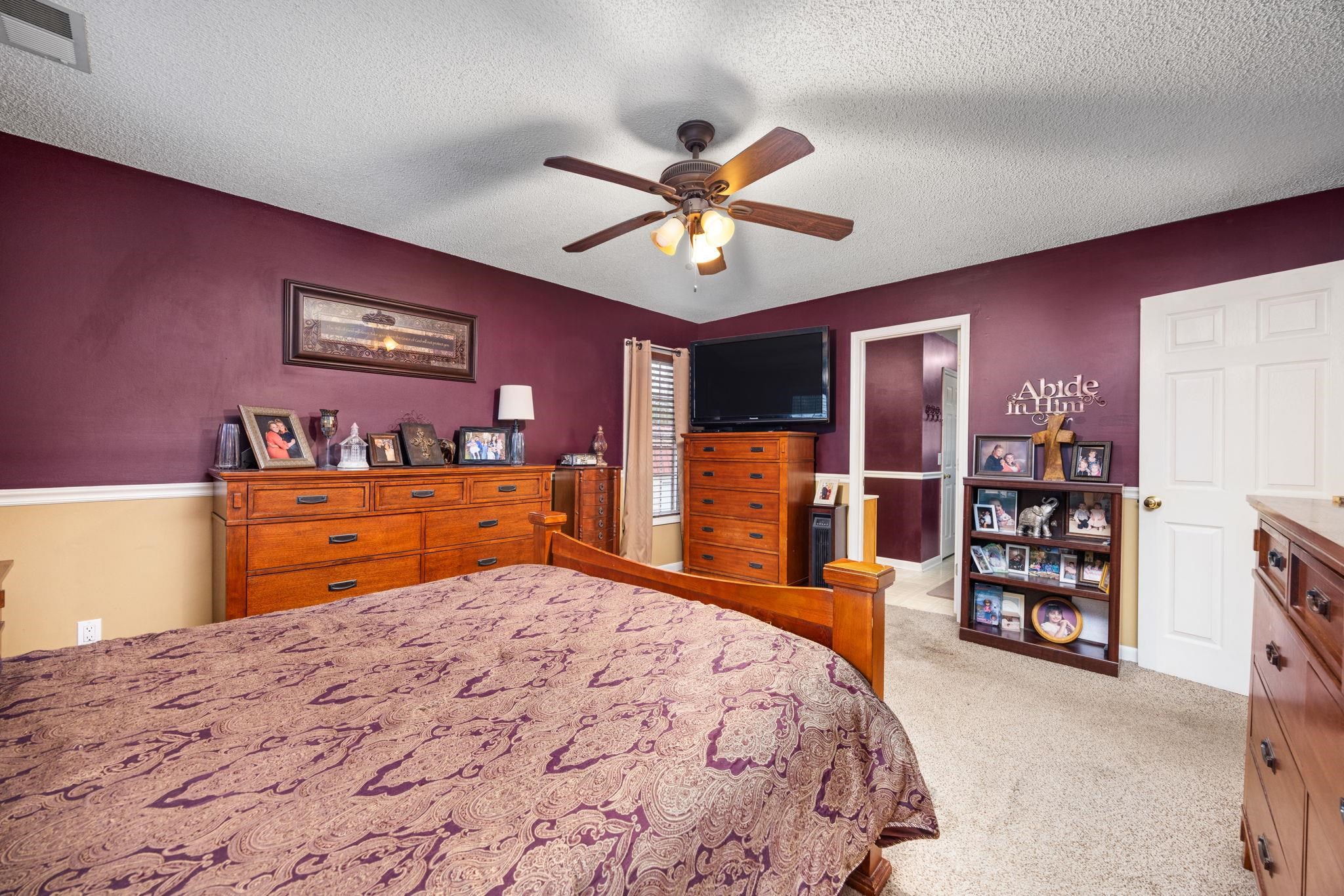 4625 Tucker Road Golden, MS 38847 - Photo 25 of 35 a bed room with a bed and a television