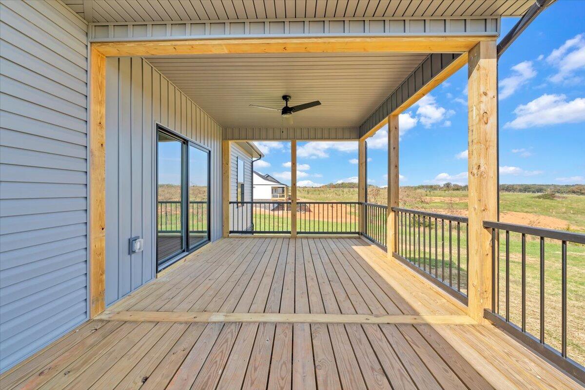 224 Marshall Mill Road Gladys, VA 24554 - Photo 29 of 38 a view of balcony with wooden floor