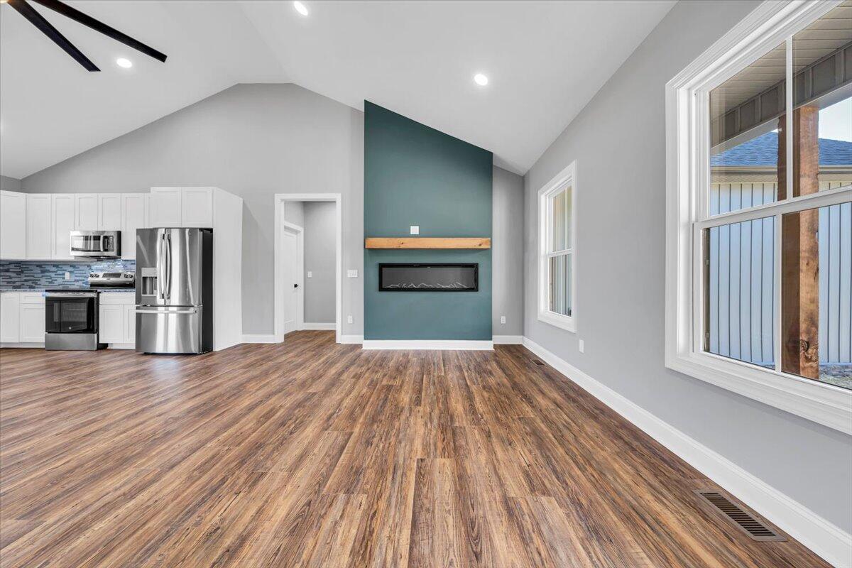 224 Marshall Mill Road Gladys, VA 24554 - Photo 4 of 38 a view of a kitchen from the hallway
