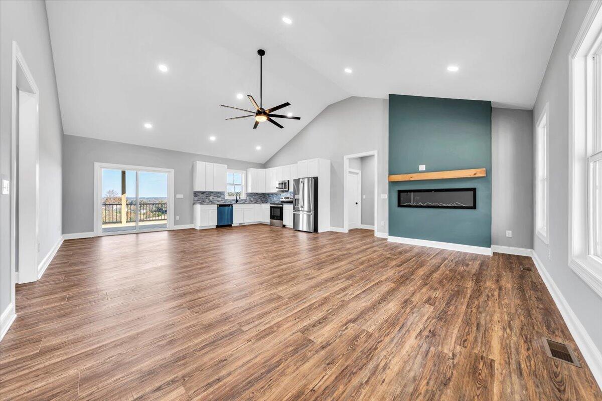 224 Marshall Mill Road Gladys, VA 24554 - Photo 6 of 38 a view of empty room with wooden floor