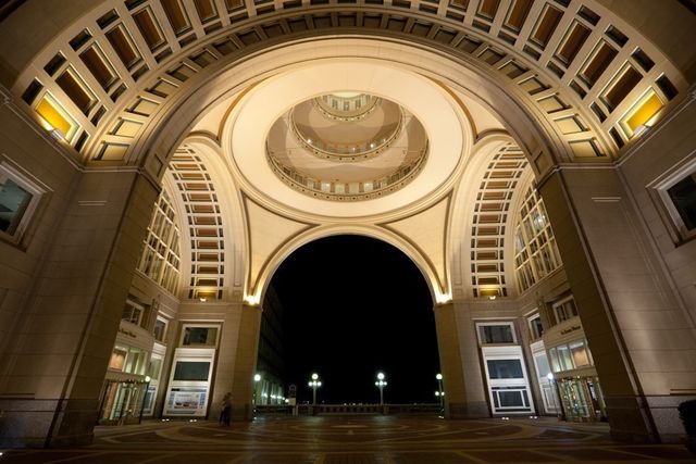 a view of a bedroom with washing machine
