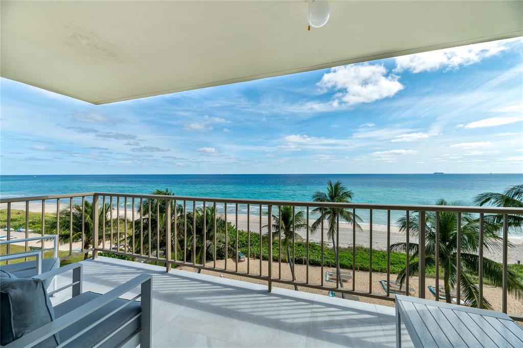 1021 Hillsboro Mile, Unit 308 Hillsboro Beach, FL 33062 - Photo 17 of 24 a view of ocean from a balcony