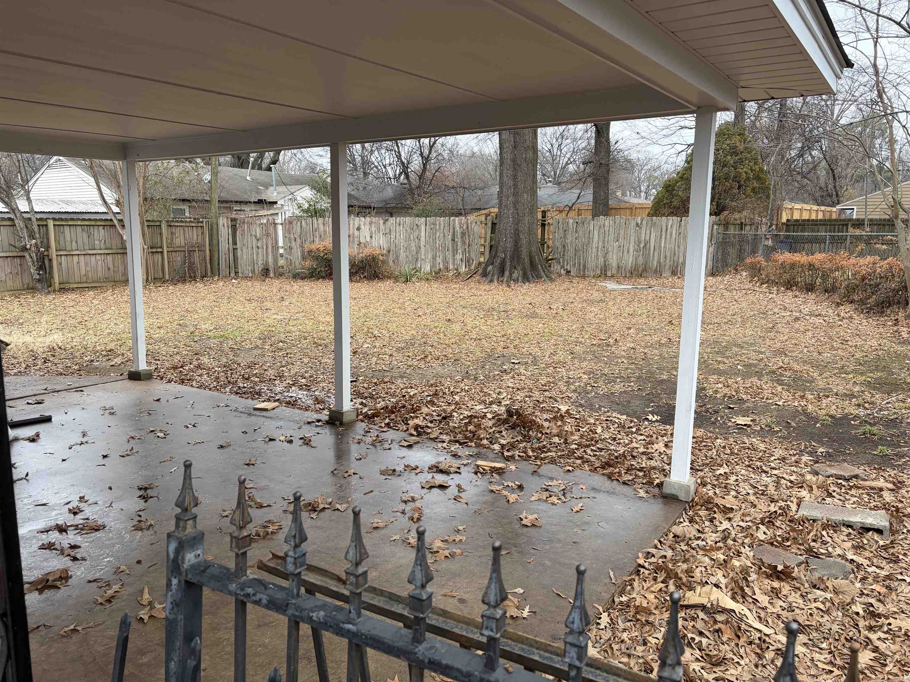 4928 Willow Road Memphis, TN 38117 - Photo 4 of 16 Fenced backyard with a patio