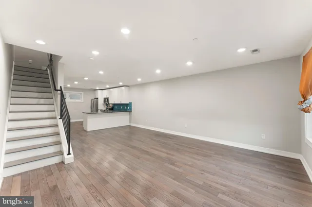 a view of kitchen and utility room