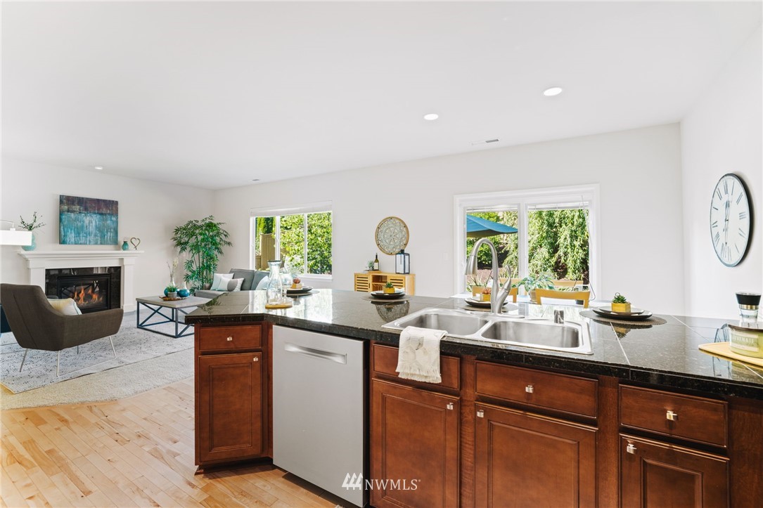 3007 182nd Place Southeast Bothell, WA 98012 - Photo 11 of 33 a kitchen with sink cabinets and window