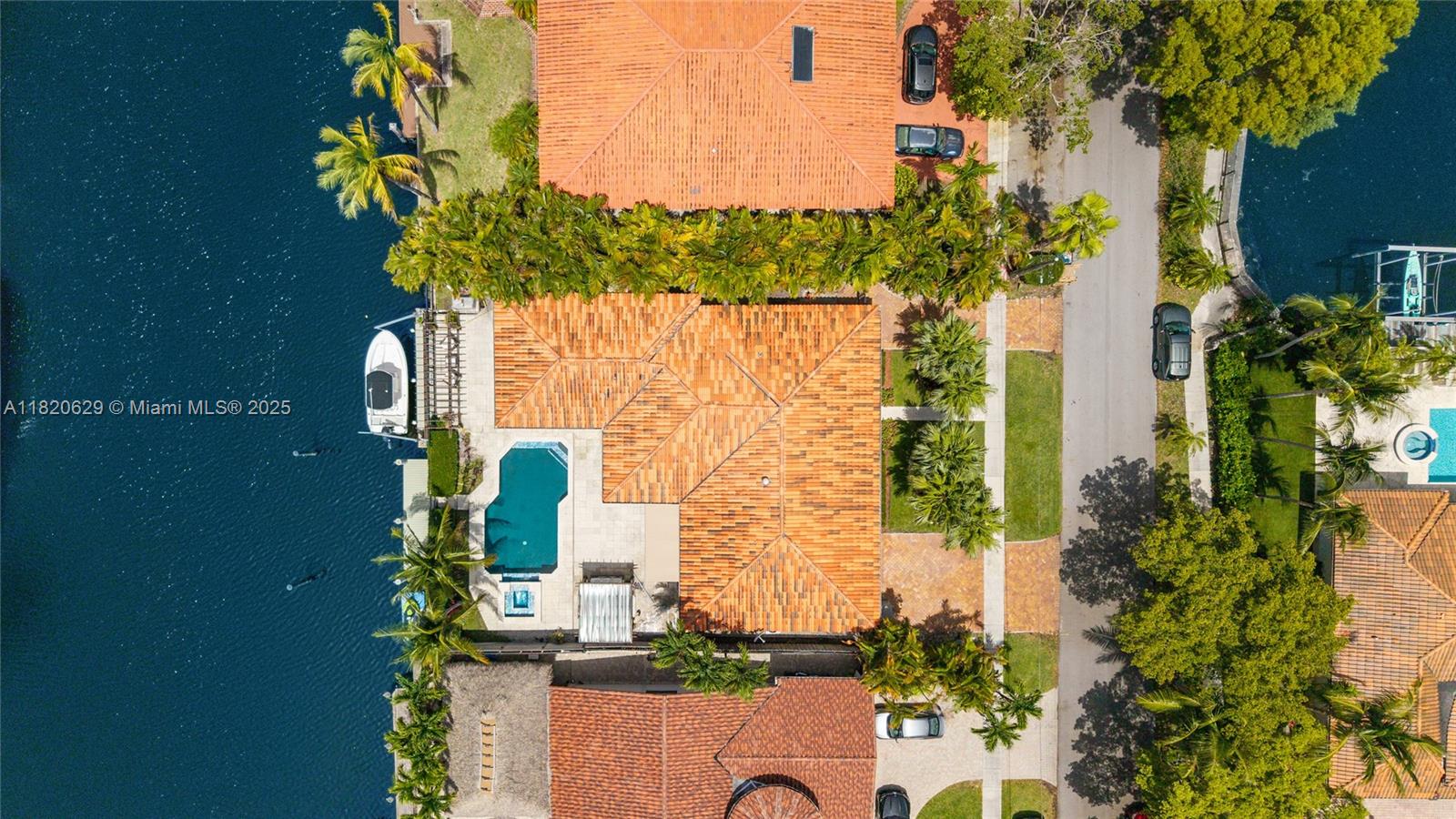 2085 Ixora Road North Miami, FL 33181 - Photo 26 of 28 aerial view of a house with a yard
