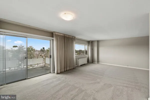 a view of a room with window