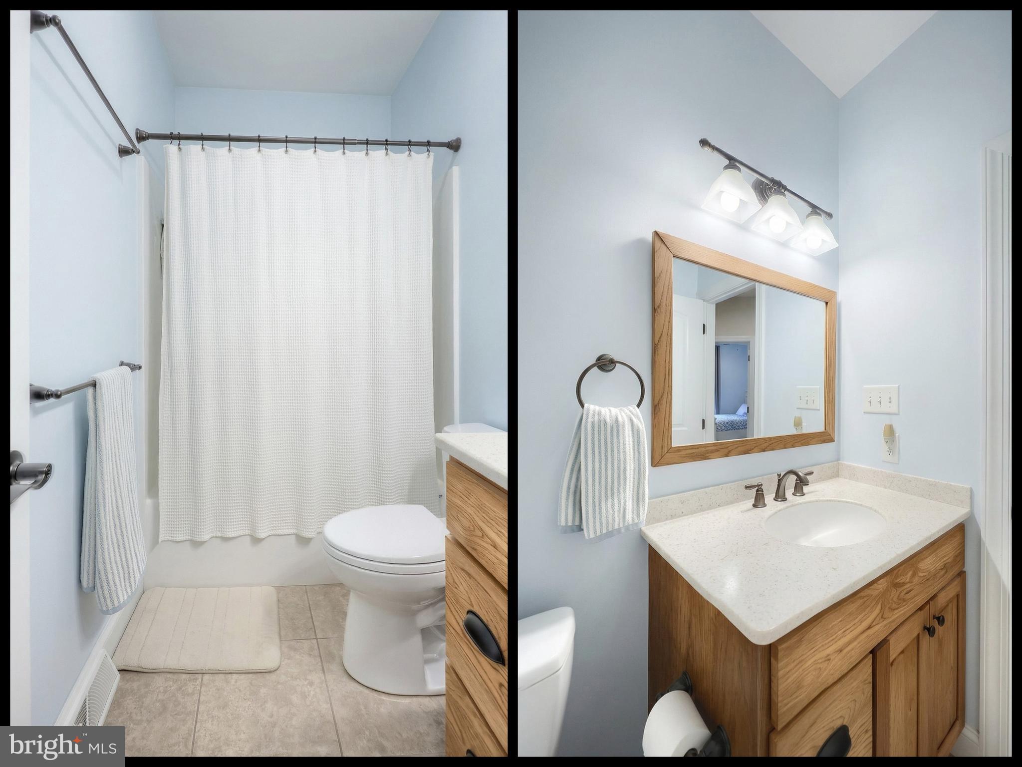 108 Pickett Road Dover, PA 17315 - Photo 40 of 64 a bathroom with a sink toilet and mirror