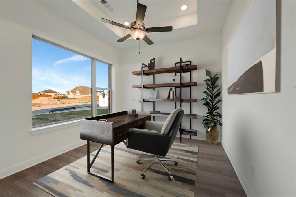 1941 Foothill Road Rockwall, TX 75087 - Photo 6 of 37 a living room with furniture and wooden floor