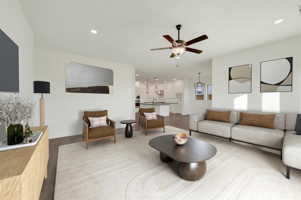 1941 Foothill Road Rockwall, TX 75087 - Photo 7 of 37 a living room with furniture and a large window