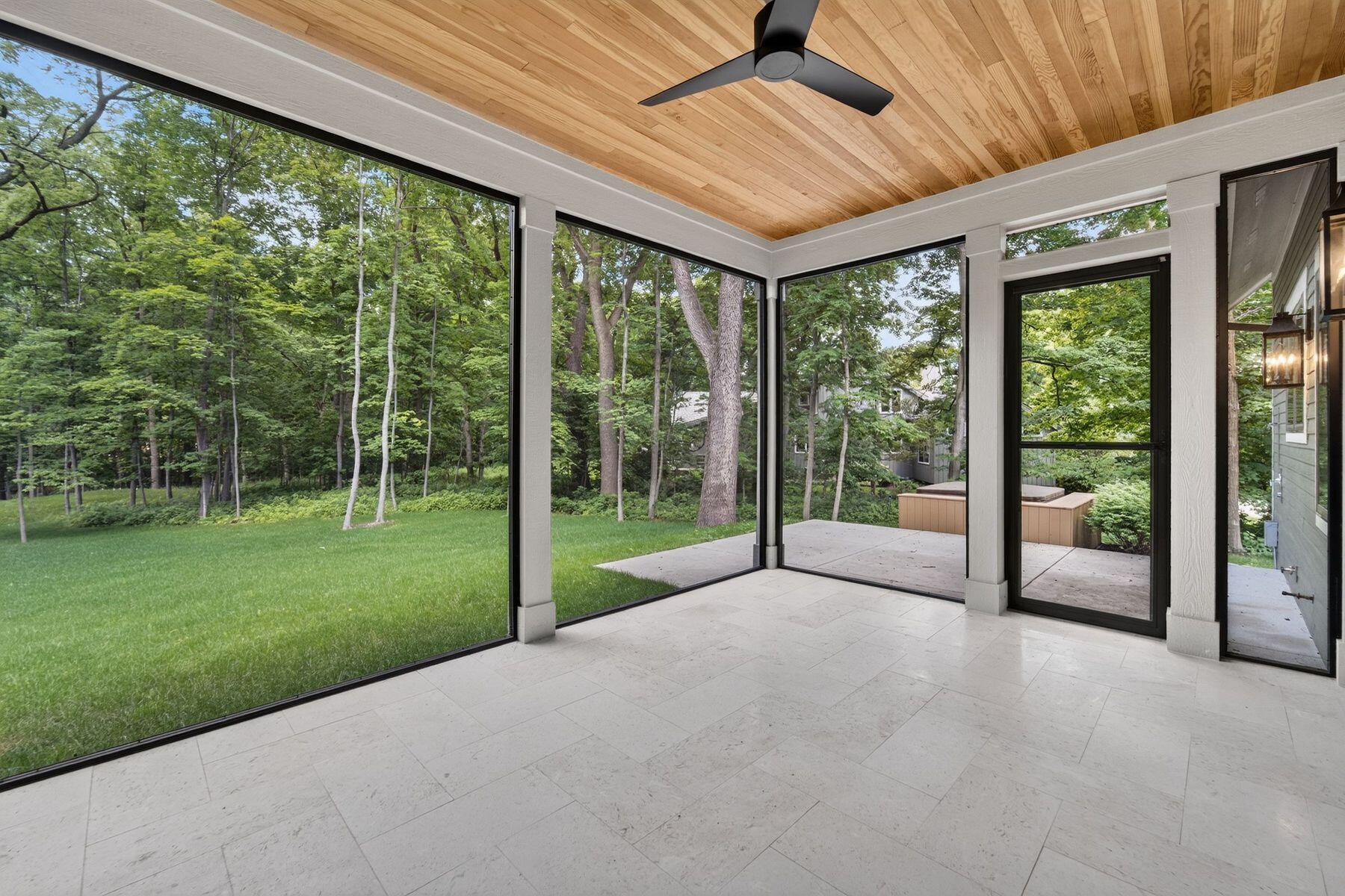 W3650 Snake Road Linn, WI 53147 - Photo 78 of 92 Screened Porch for Outdoor Living