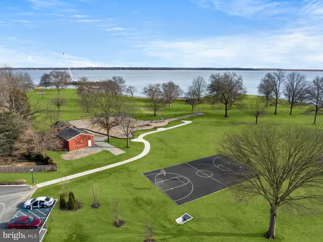 an aerial view of a football ground