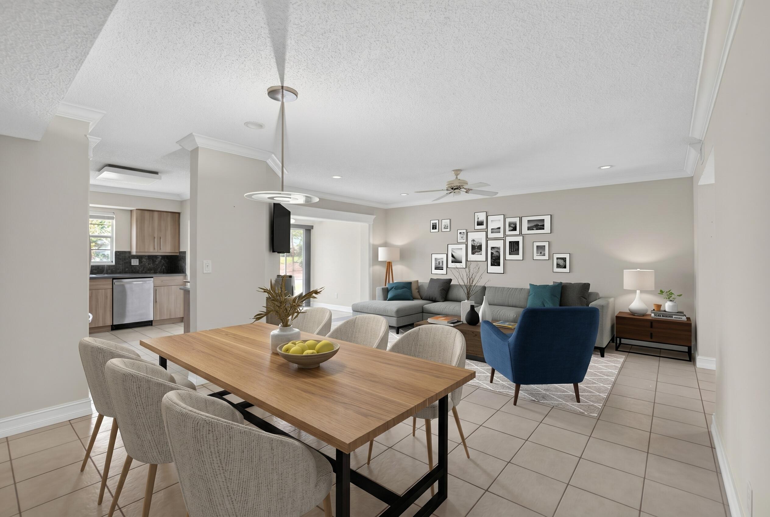 17276 Boca Club Boulevard, Unit 1805 Boca Raton, FL 33487 - Photo 15 of 64 Dining-Living