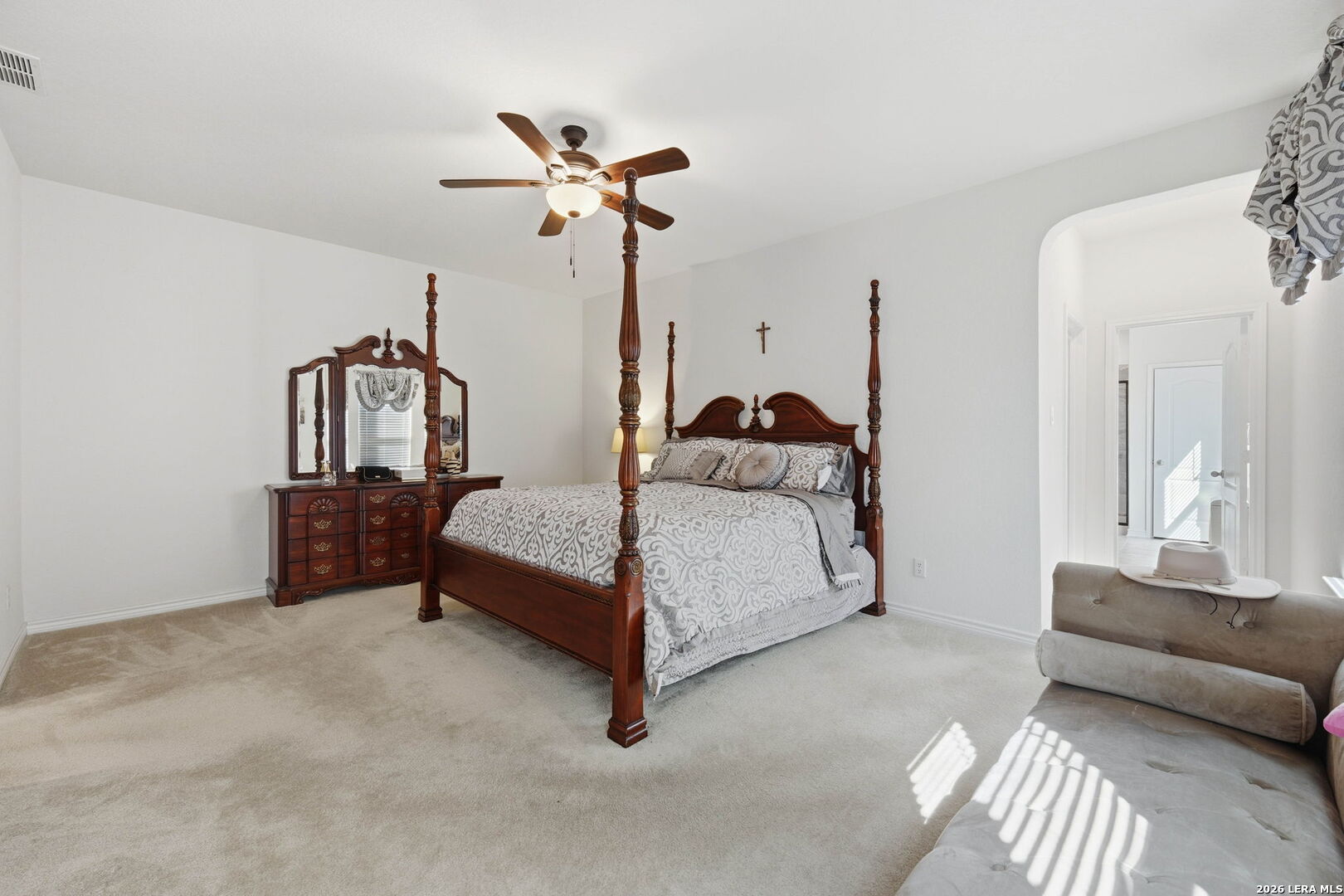 5103 Devanado Way San Antonio, TX 78261 - Photo 22 of 42 a bedroom with bed and a couch
