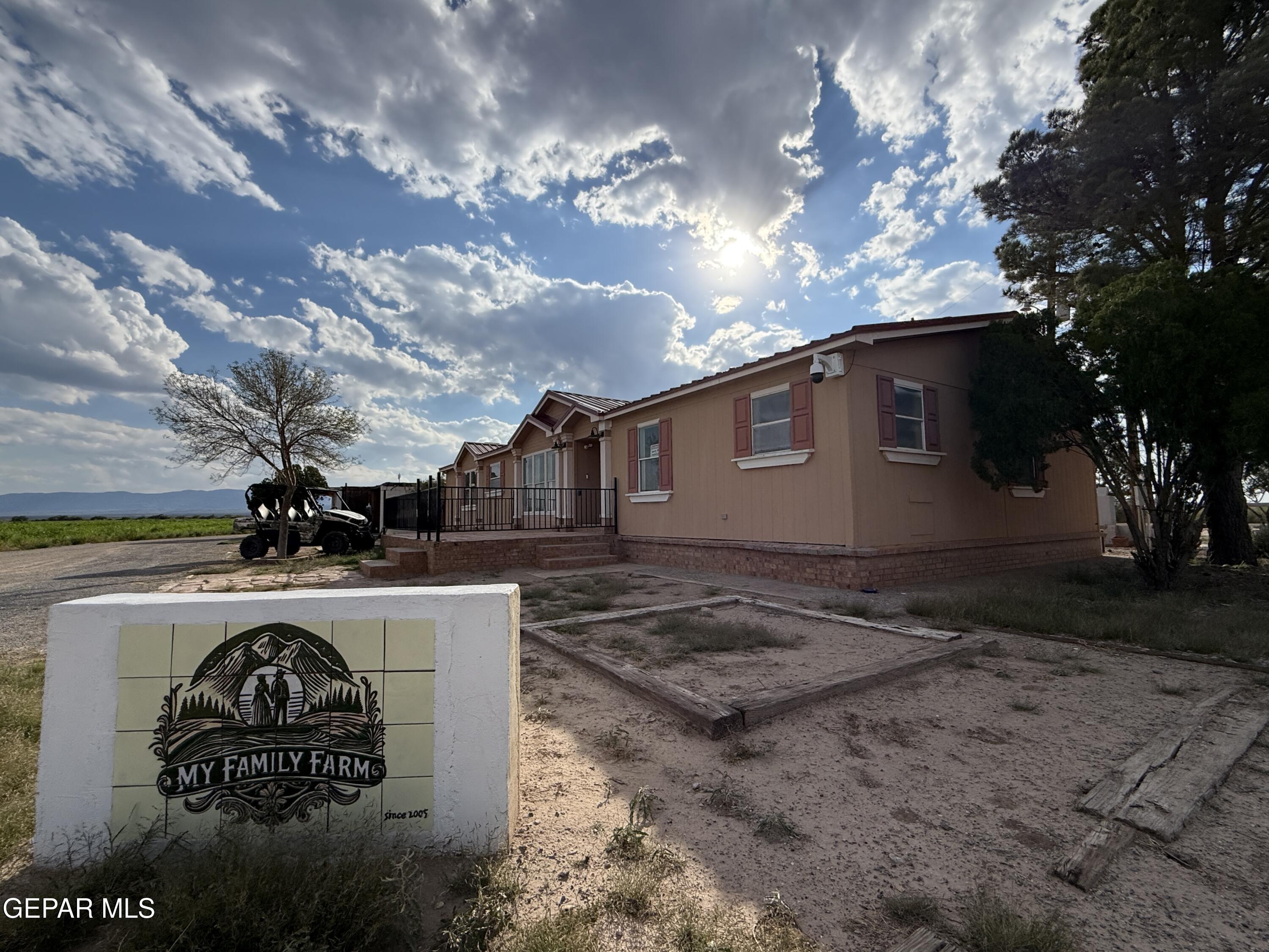 a view of a sink and a yard