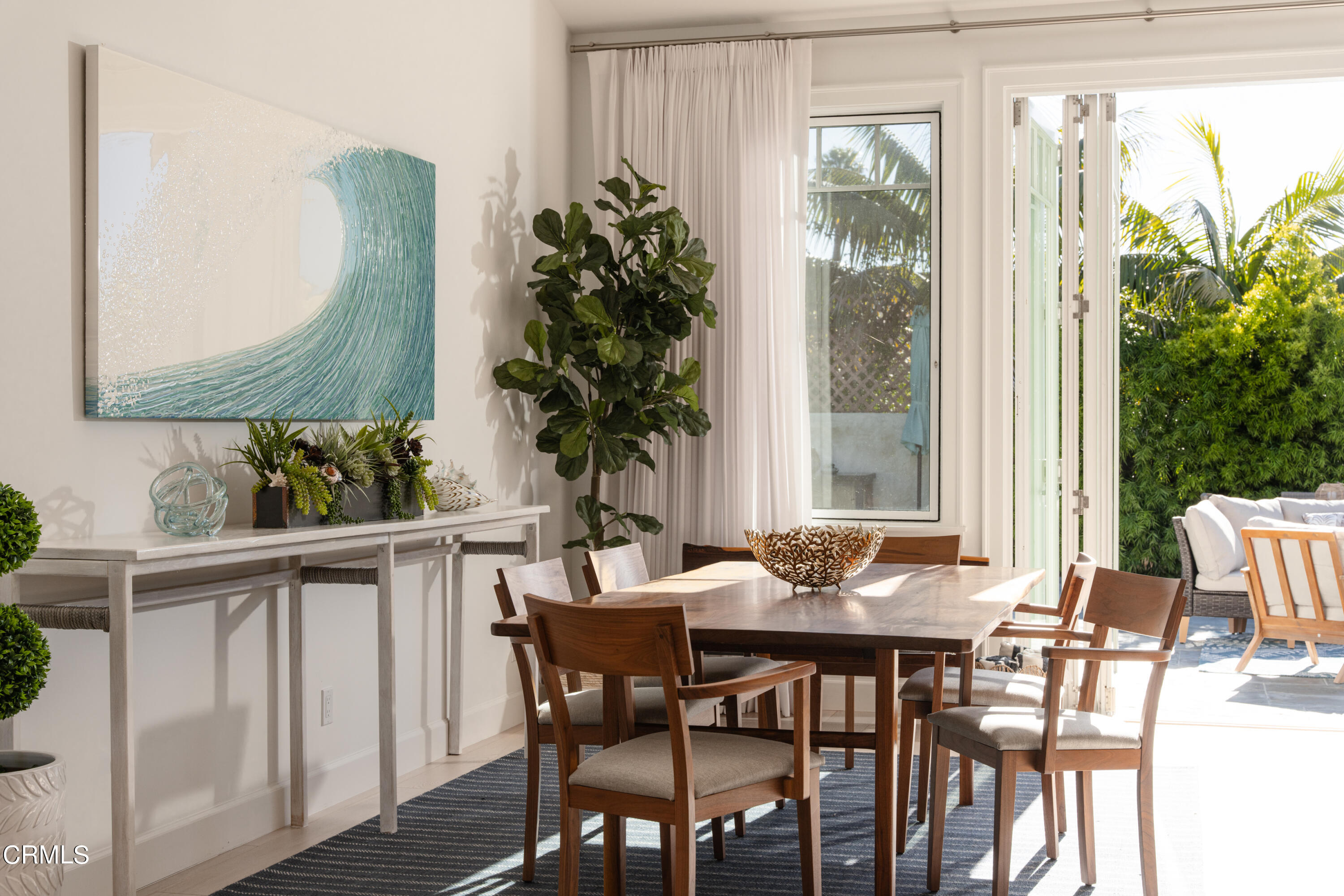 330 Salida Del Sol Santa Barbara, CA 93109 - Photo 16 of 39 a view of an outside dining space with furniture