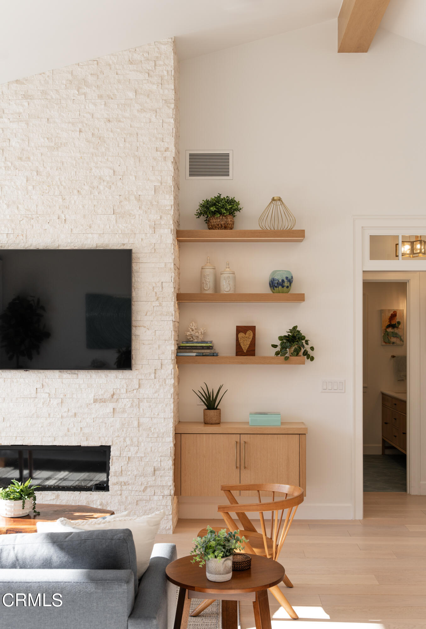 330 Salida Del Sol Santa Barbara, CA 93109 - Photo 7 of 39 a living room with furniture and a flat screen tv