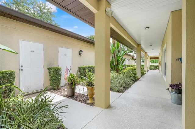 a view of a corridor