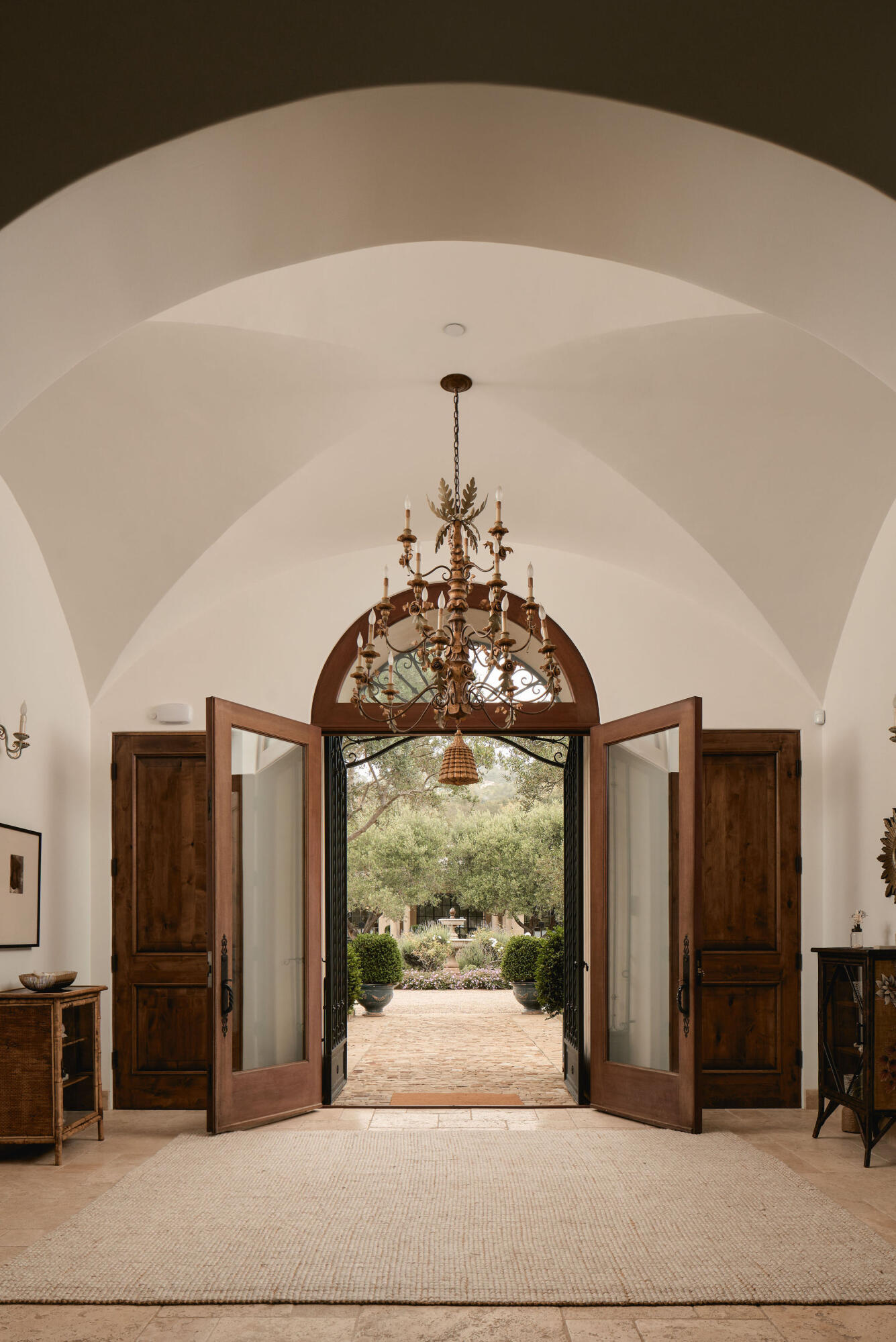 420 Toro Canyon Road Santa Barbara, CA 93108 - Photo 6 of 52 Front Door Entrance