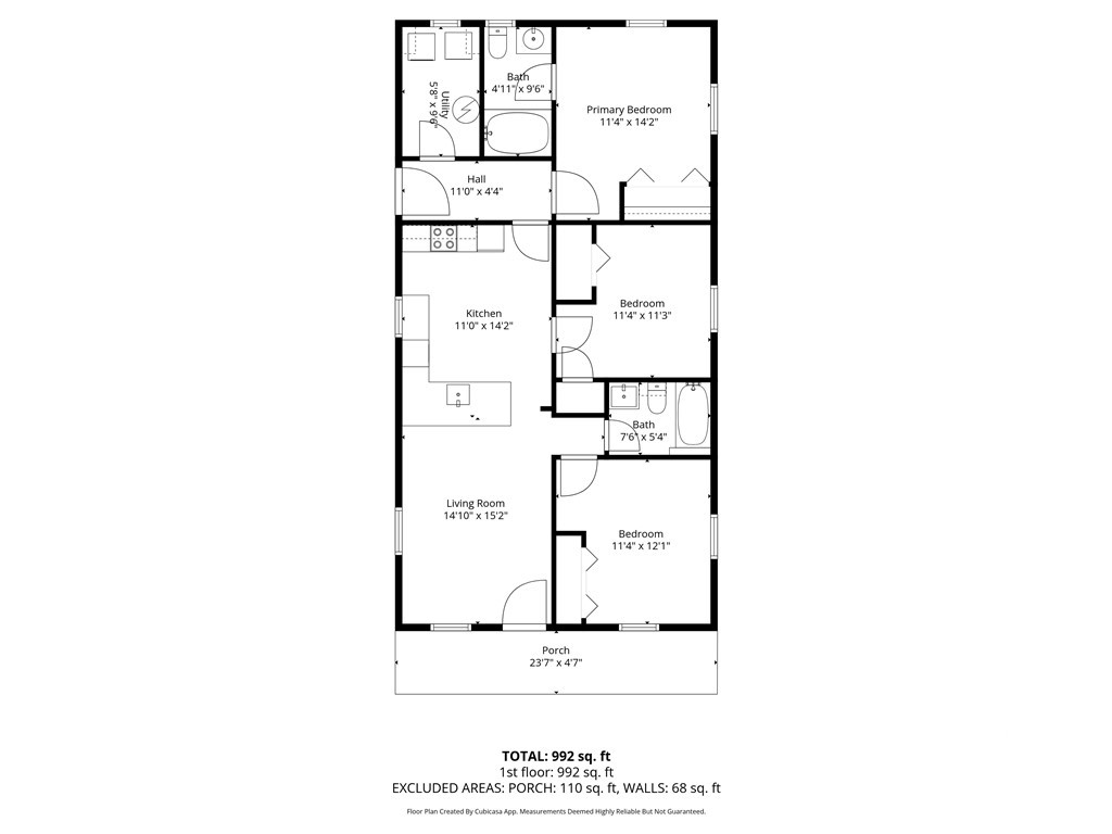 3214 Hazel Street Savannah, GA 31404 - Photo 23 of 23 floorpan