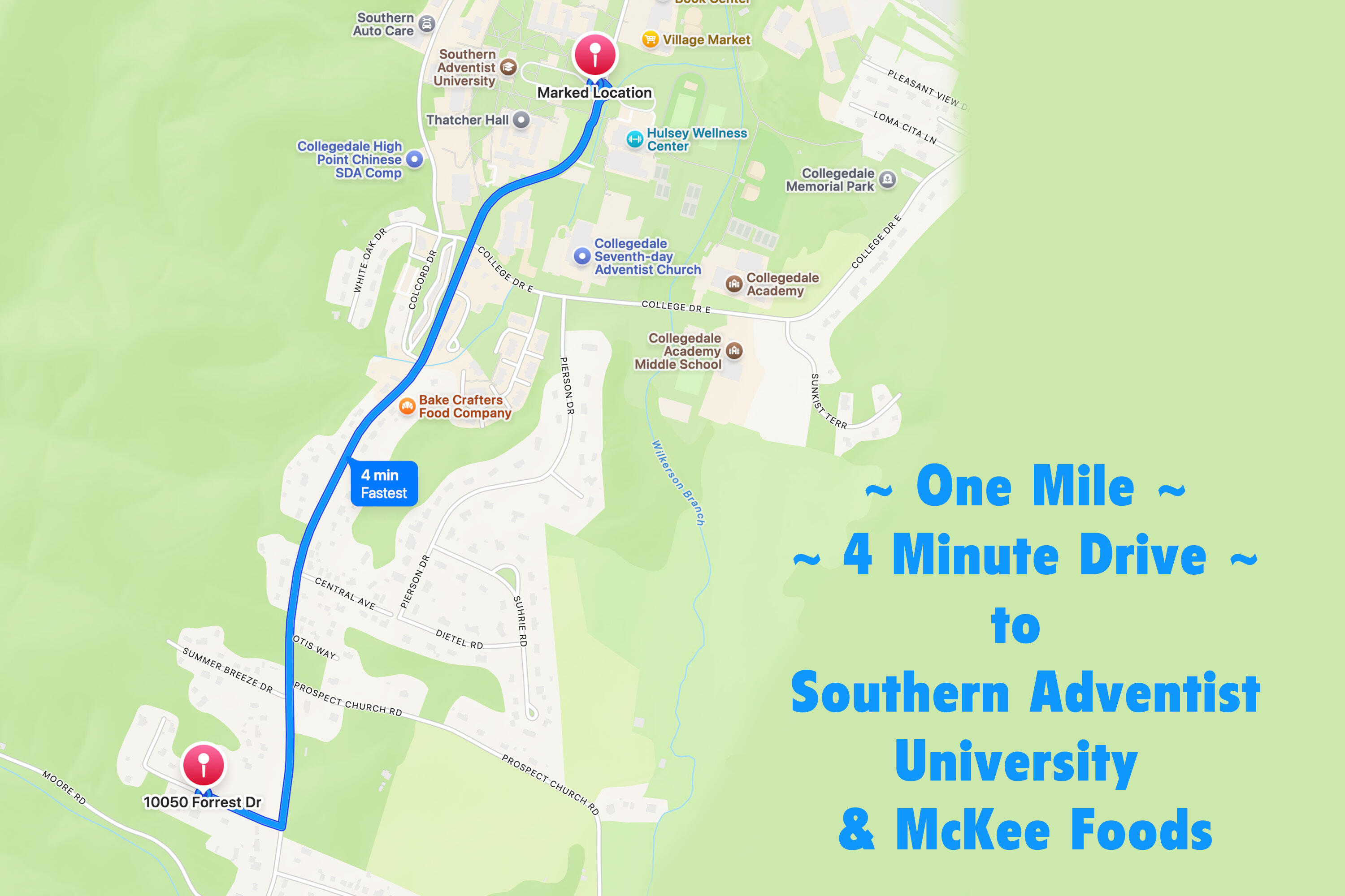 10050 Forrest Drive Ooltewah, TN 37363 - Photo 37 of 42 One Mile From Southern