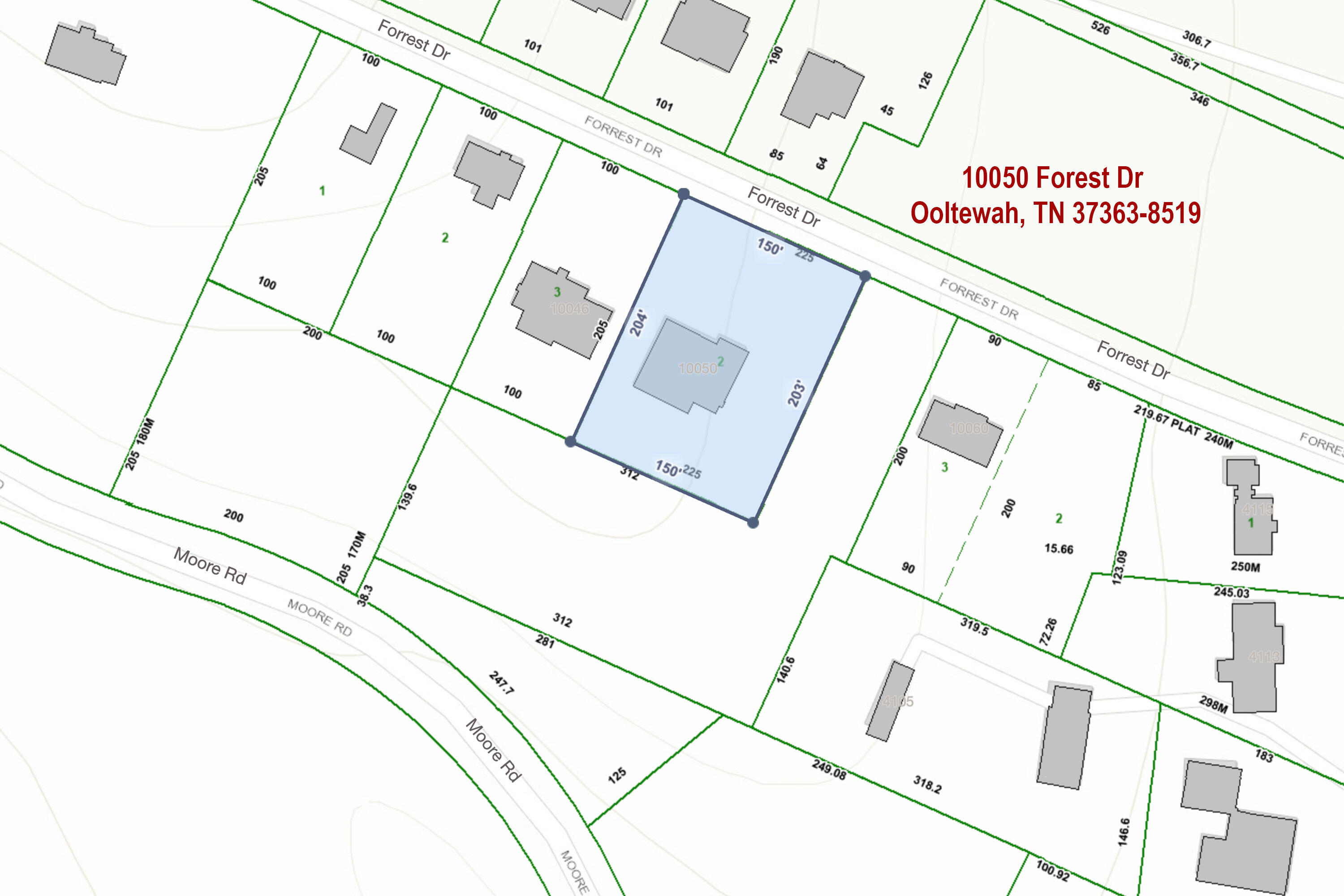 10050 Forrest Drive Ooltewah, TN 37363 - Photo 39 of 42 plat