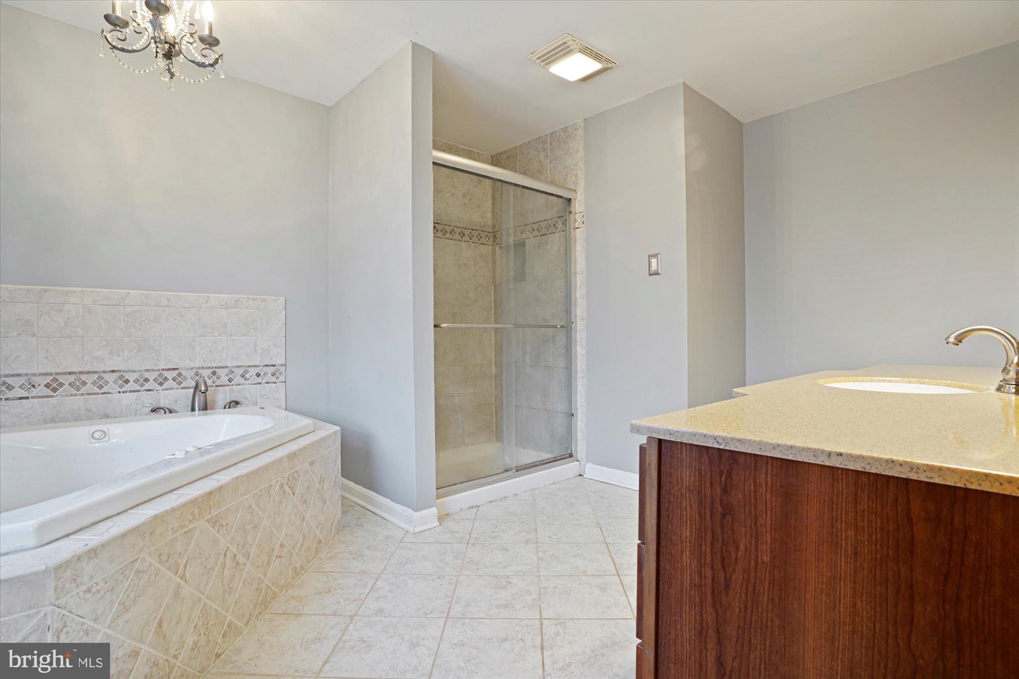 2501 Rochelle Drive Fallston, MD 21047 - Photo 12 of 22 Primary bath with Jacuzzi tub