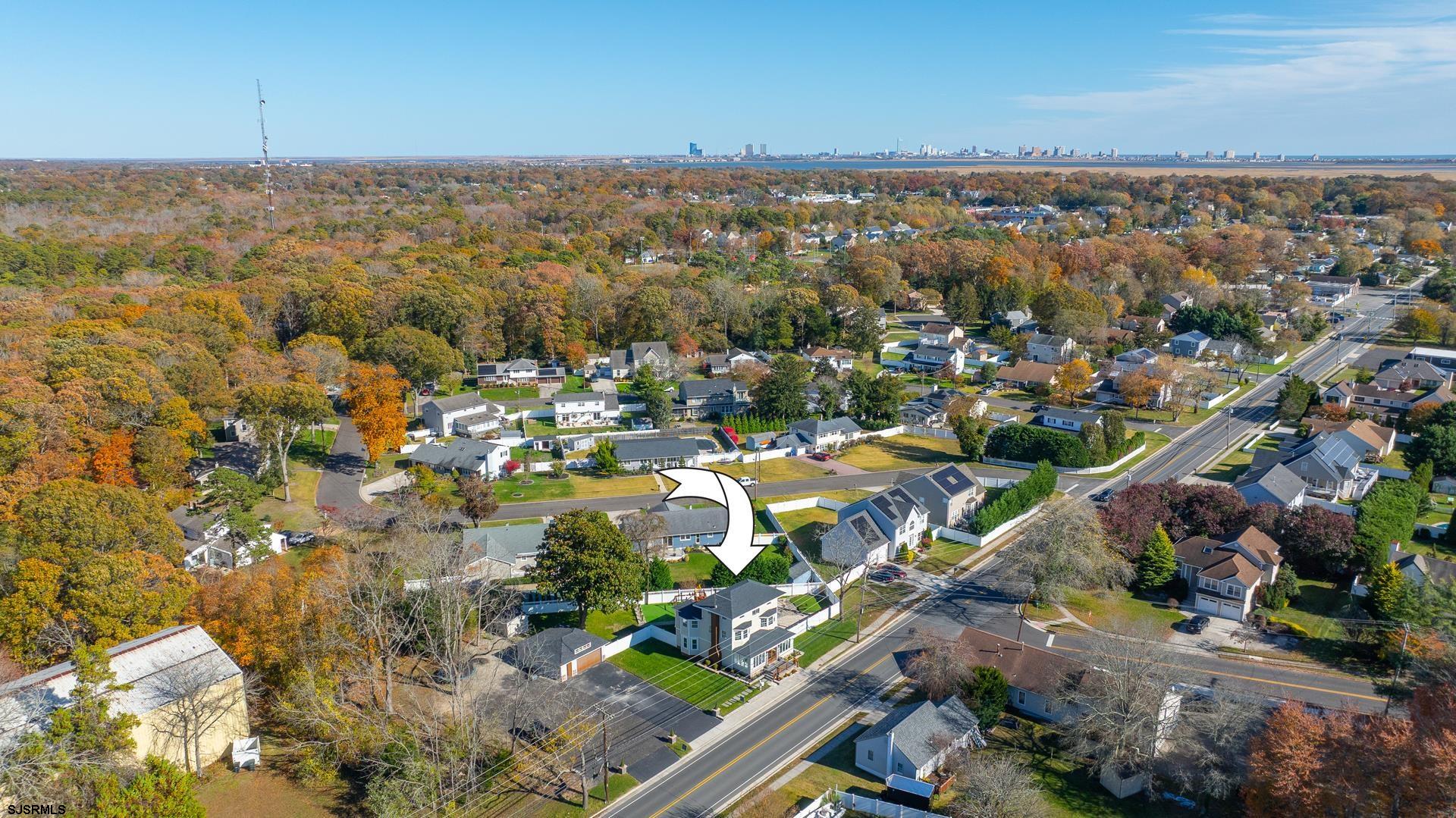 1203 West Mill Road Northfield, NJ 08225 - Photo 80 of 90 an aerial view of residential houses with outdoor space