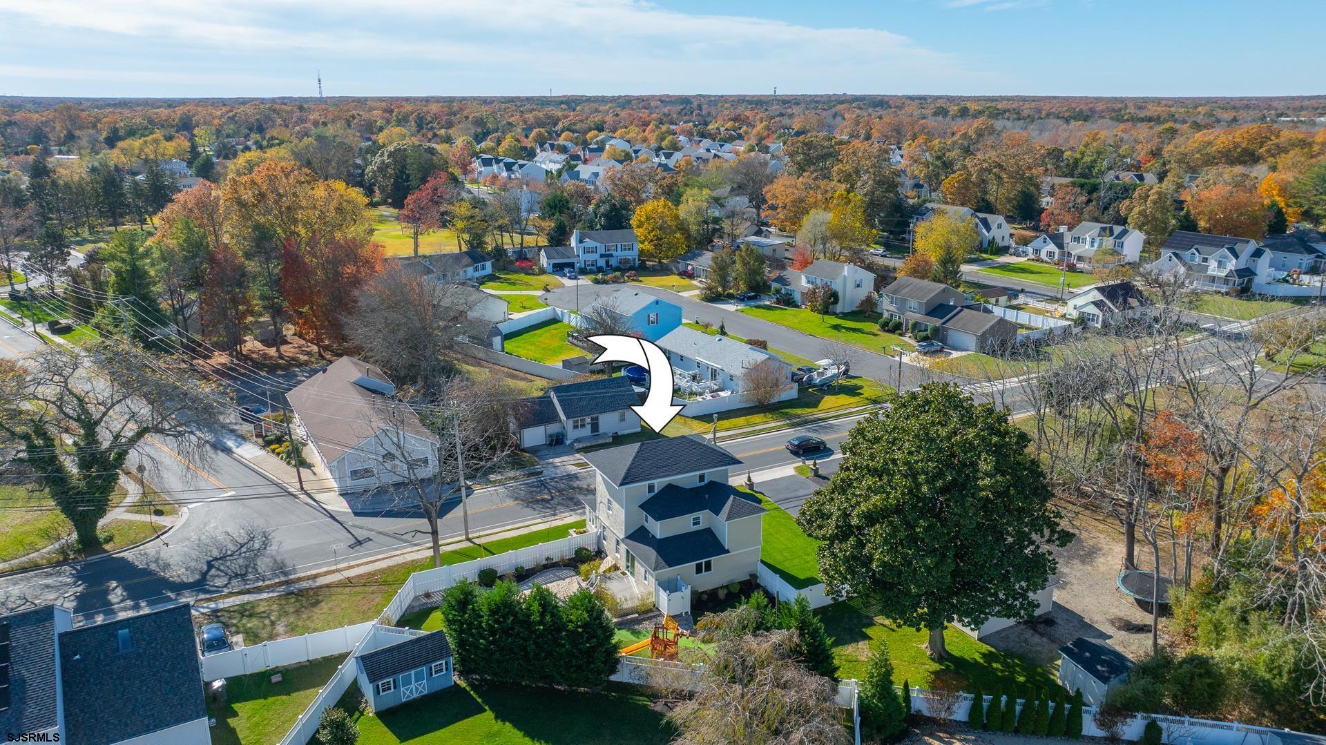 1203 West Mill Road Northfield, NJ 08225 - Photo 84 of 90 an aerial view of residential houses with outdoor space