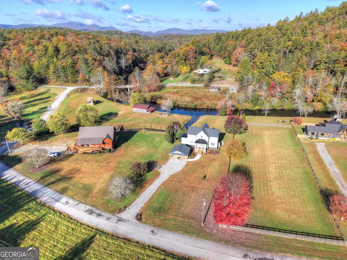 47 Downy Road, Unit 2 Blue Ridge, GA 30513 - Photo 18 of 95 an aerial view of residential houses with outdoor space