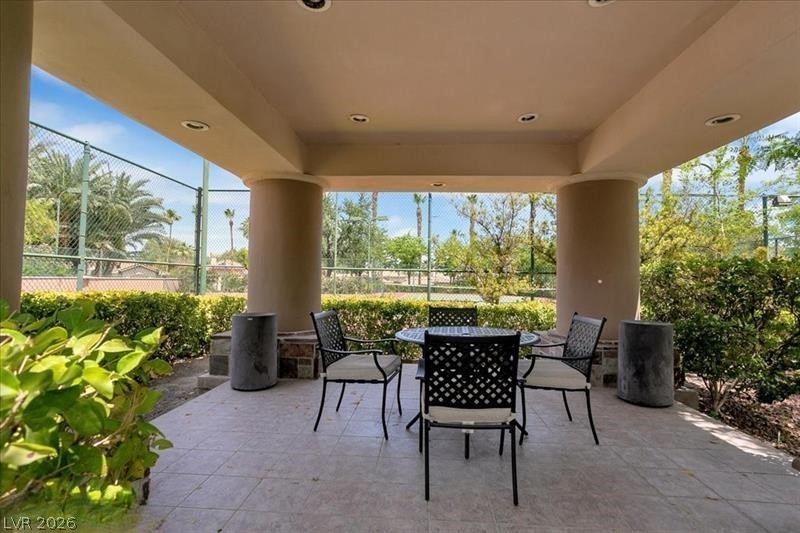 2050 West Warm Springs Road, Unit 4323 Henderson, NV 89014 - Photo 35 of 48 View of patio / terrace featuring outdoor dining area