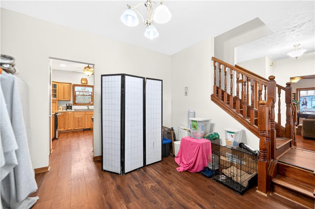 220 Main Road West Alexander, PA 15376 - Photo 13 of 44 a view of entryway and hall with wooden floor