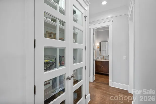 a view of an entryway with staircase