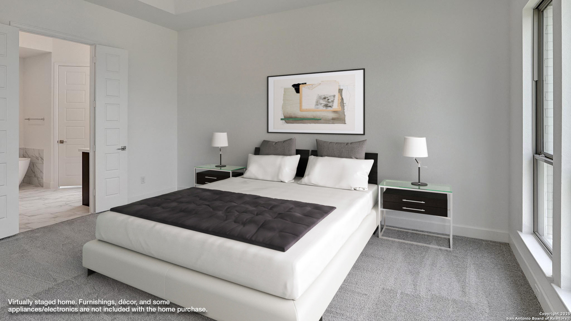 213 Fandango Boerne, TX 78006 - Photo 29 of 35 a bedroom with a bed and a couch