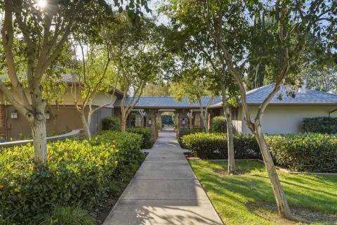a view of an outdoor space with yard