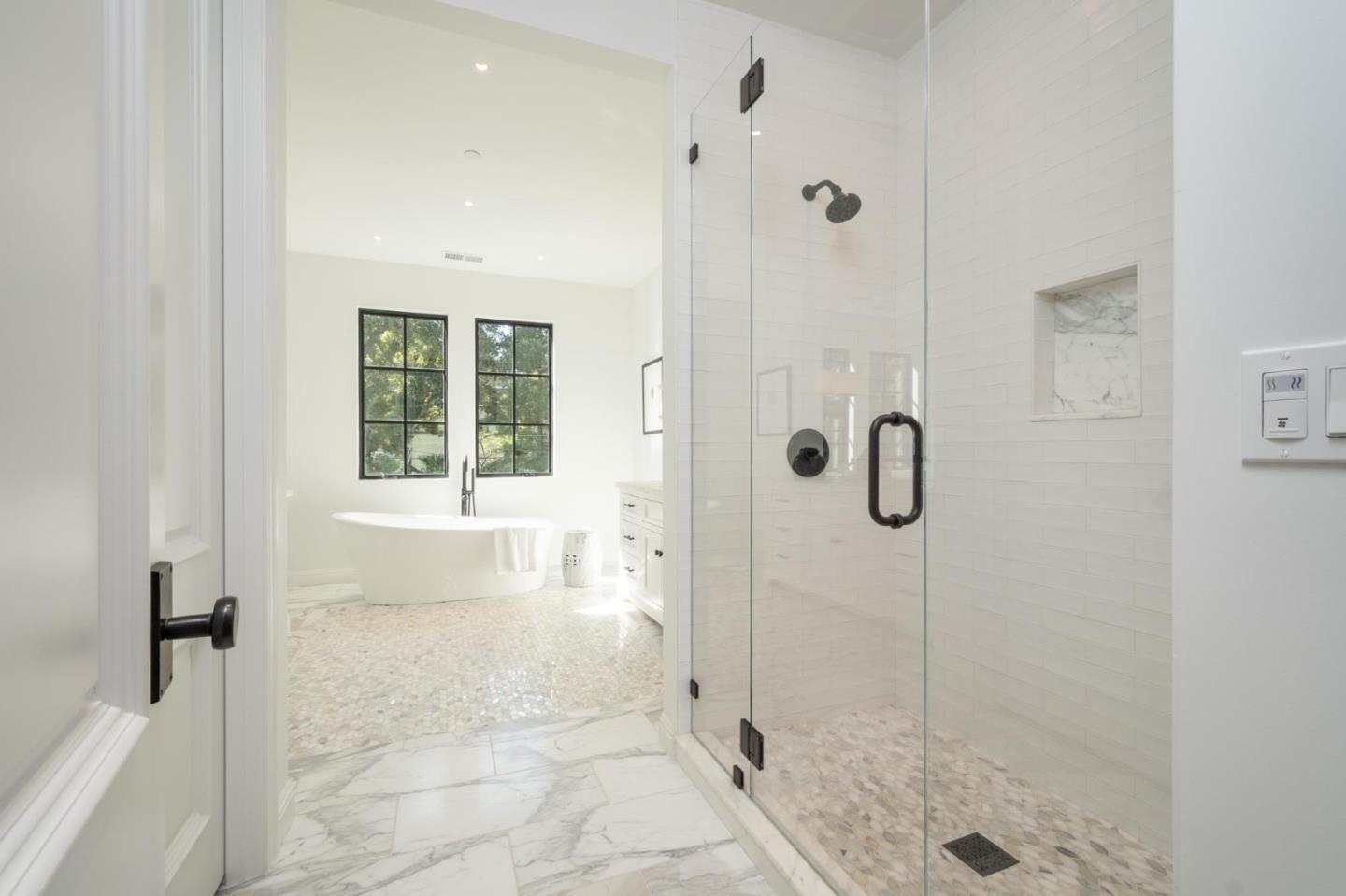 52 Middlefield Road Atherton, CA 94027 - Photo 26 of 45 a bathroom with a shower