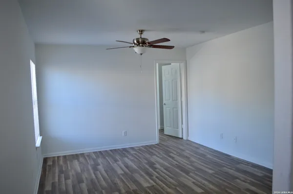 wooden floor in an empty room