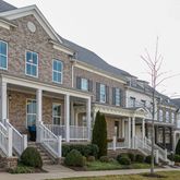 a front view of a multi story building